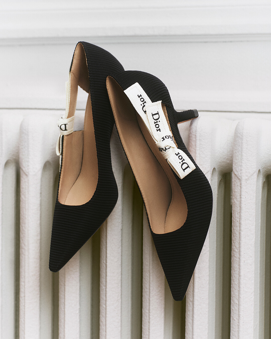 Dior Capture Heeled Mule White Tulle Embroidered with Multicolor
