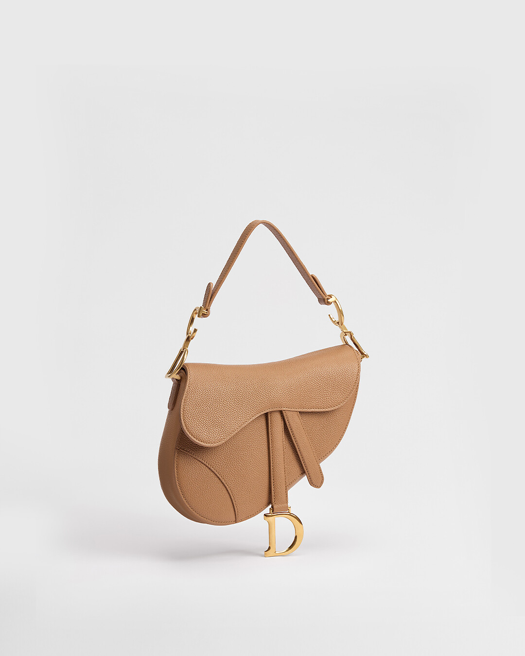 Christian Dior SADDLE ナイロンボディーバッグ Saddle Bag with Strap Blush Grained Calfskin | DIOR