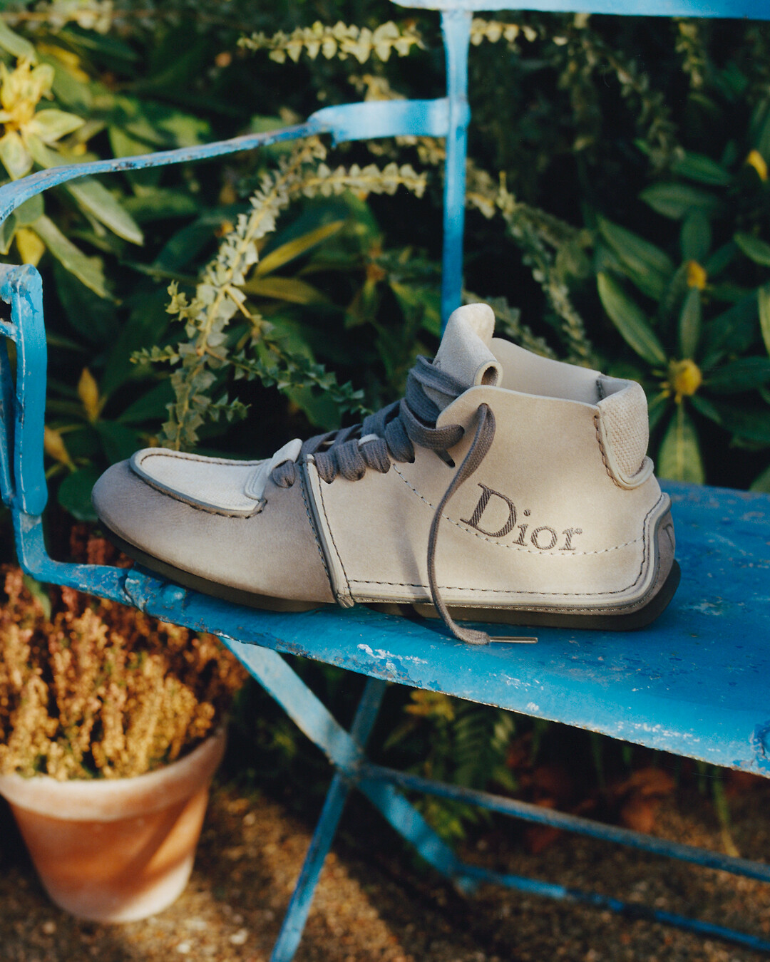 Christian Dior バレーシューズ Dior Vibe Sneaker Deep Blue Dior Oblique Technical Fabric and