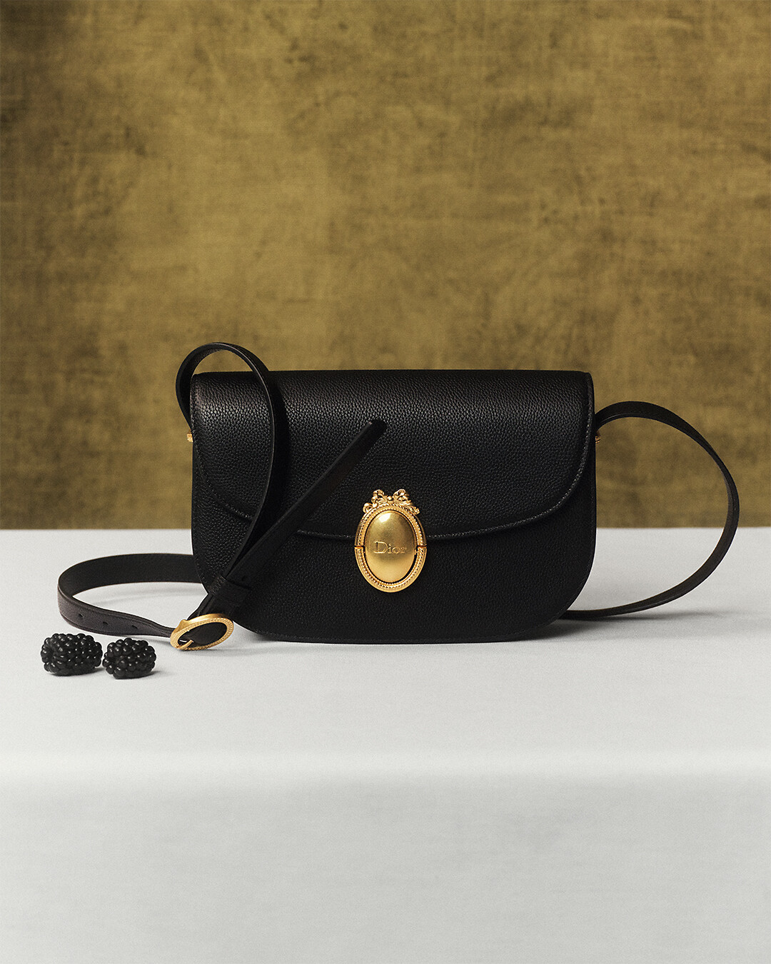 Medium Lady D-Joy Bag Latte Cannage Lambskin | DIOR