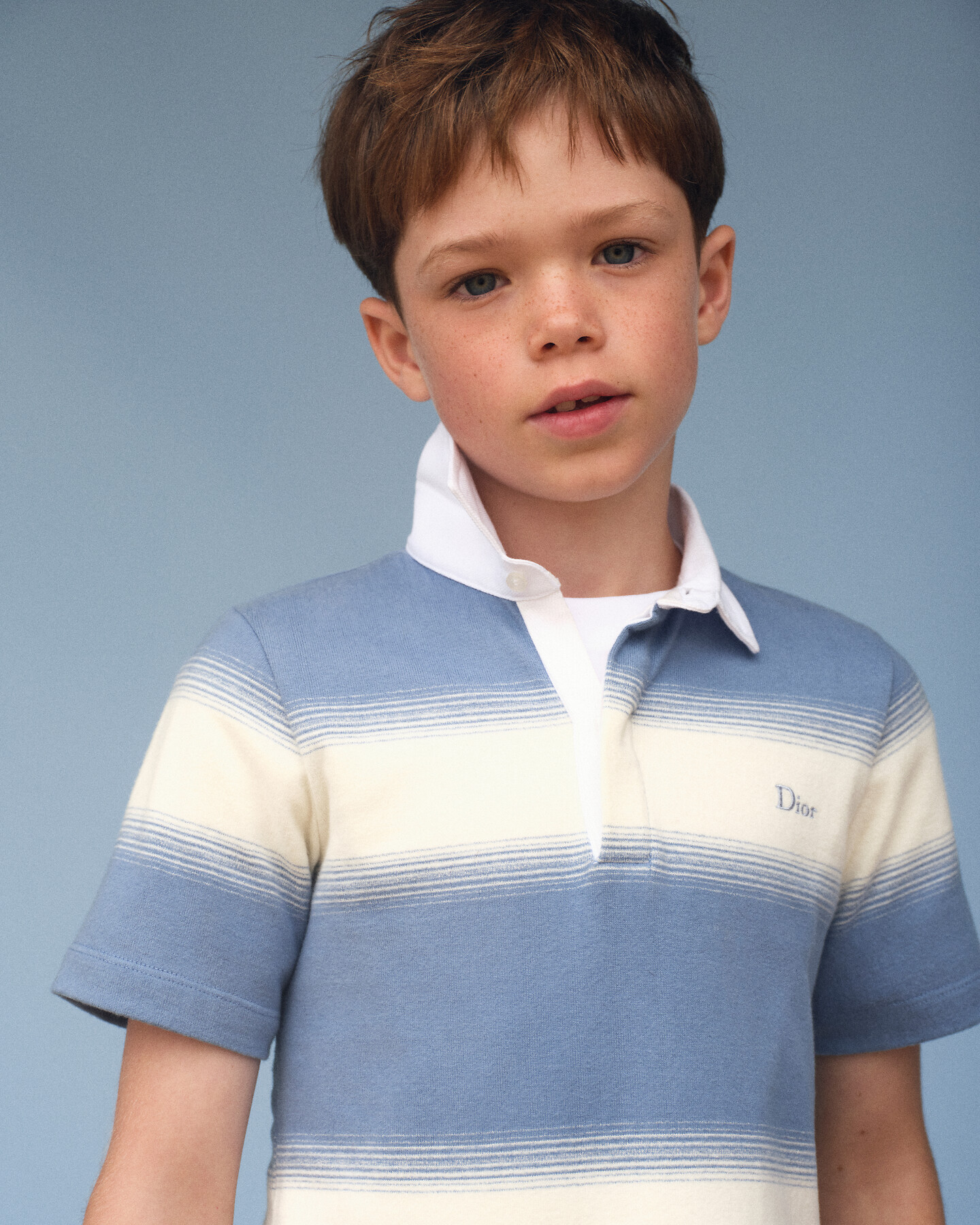 Kids' T-Shirt Ivory and Yellow Cotton Jersey | DIOR