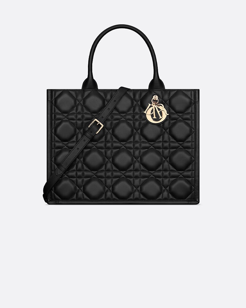 Lady dior large price best sale